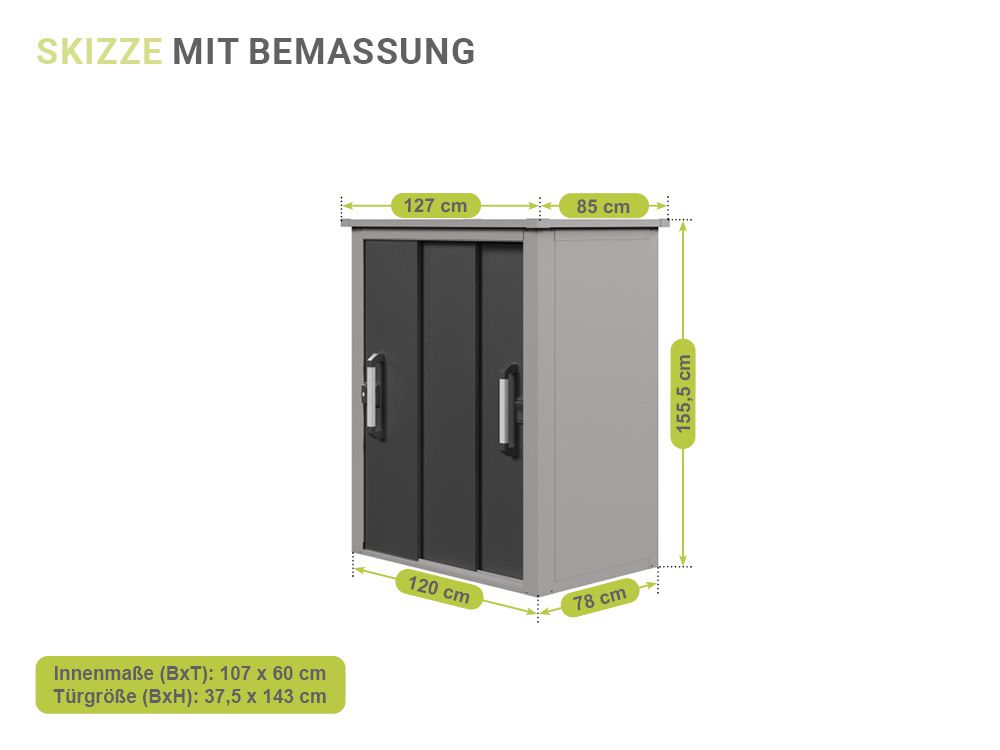 Geräteschrank Leona 1208 L
