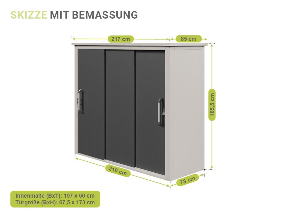 Geräteschrank Leona 2108 XL