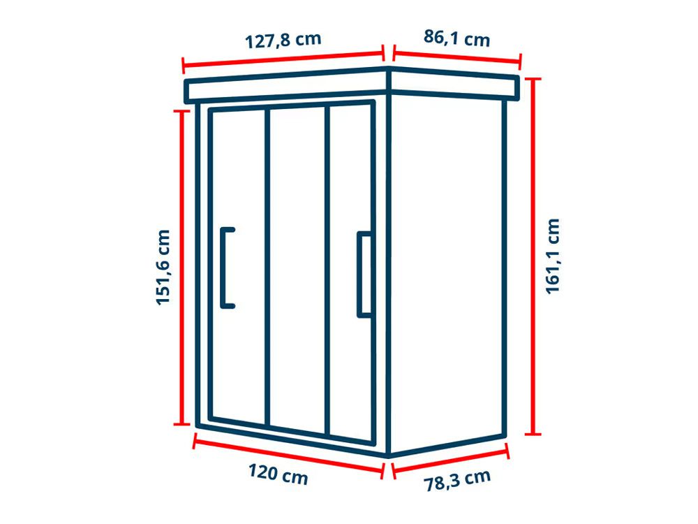 Geräteschrank Leon 1208 L