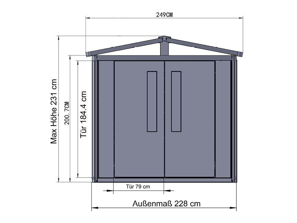 Gerätehaus Hugo 2318