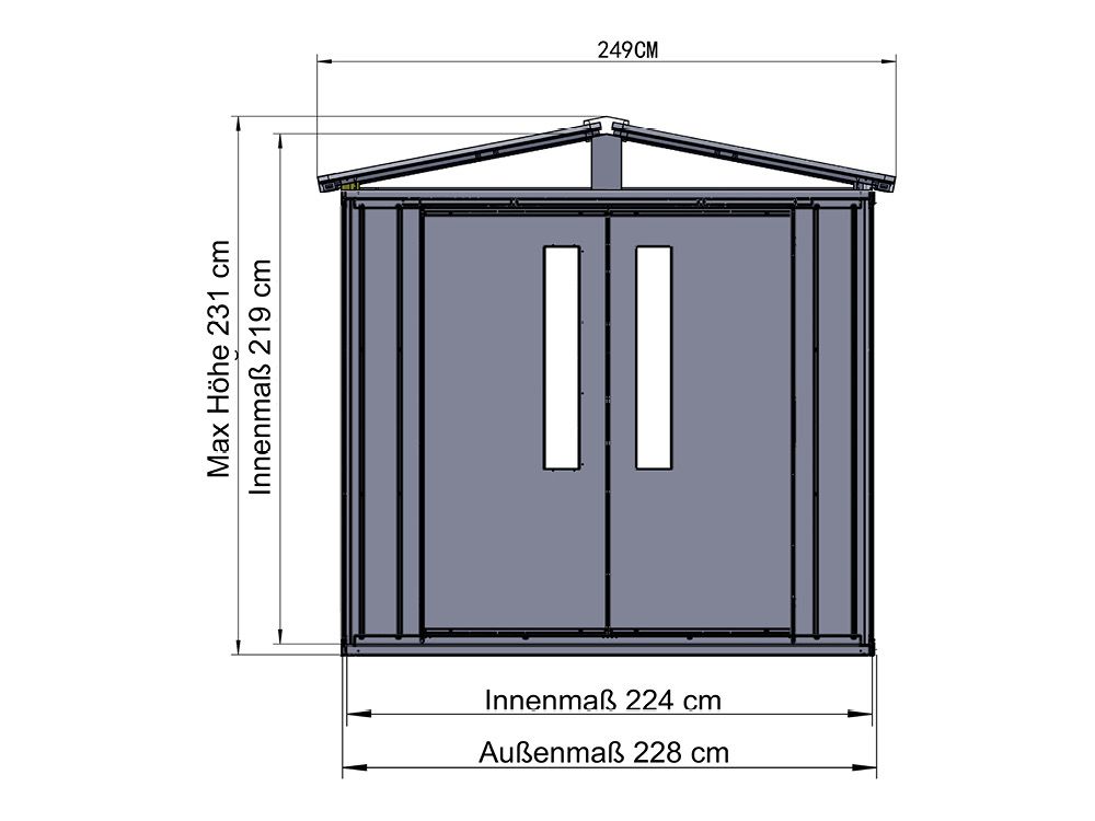 Gerätehaus Hugo 2318