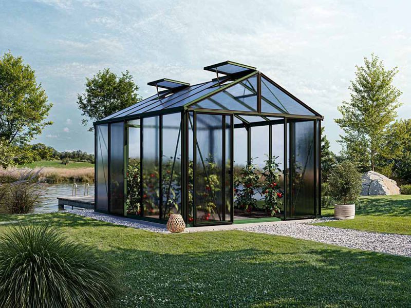 Gewächshaus ASTERIA 23 - Premium - Pulverbeschichtet