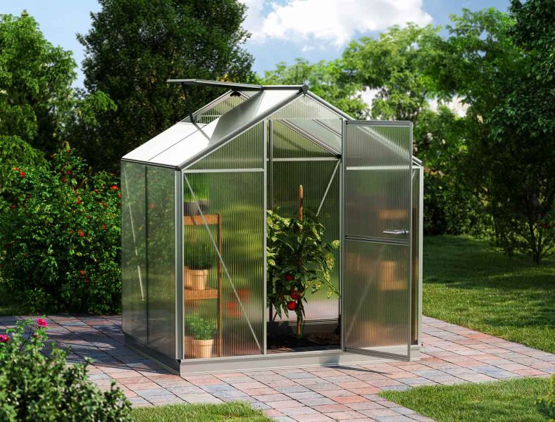 Gewächshaus ECO-STAR 2-Aktionsset - XXL-inkl. Stegplatten 8 mm