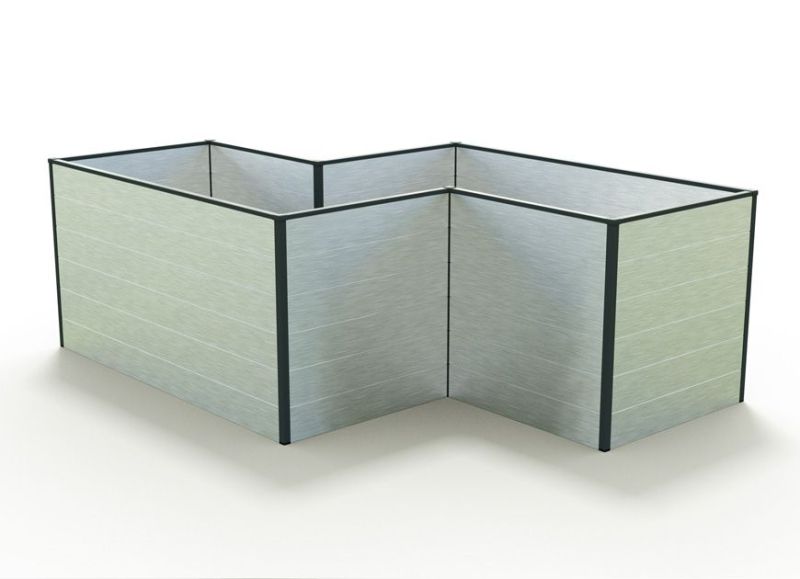 Hochbeet Erika-Aluminium Natur