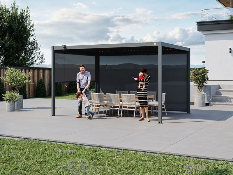 Seitenmarkise für Seitenwandlänge 400 cm (1 Stk.)