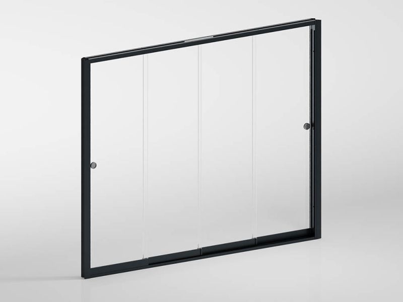 Glasschiebetüren rahmenlos - für Wand 350 cm