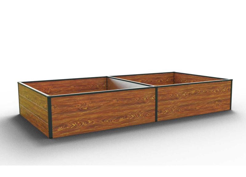 Hochbeet Halfsize 235 x 119-Holzoptik
