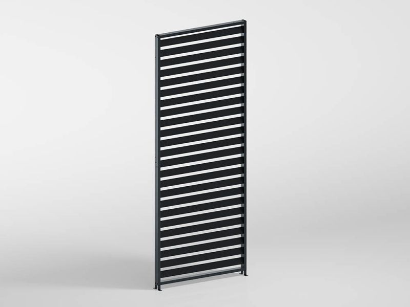 Lamellenwand 90 - für Wand 400 cm