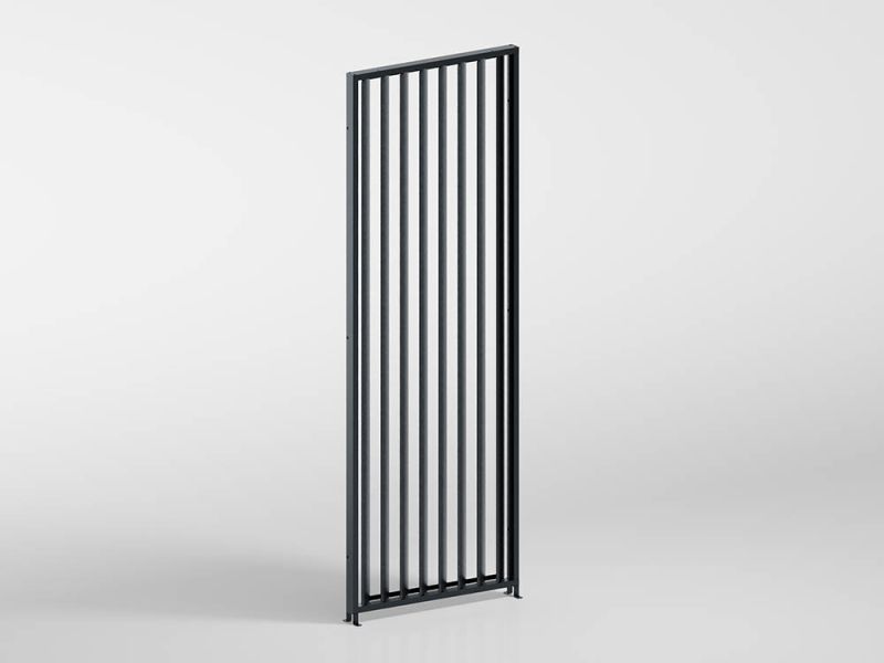 Lamellenwand vertikal 90 - für Wand 400 cm