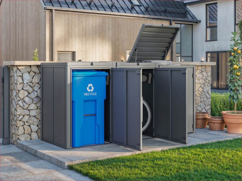 Mülltonnenbox Greta-3er-Set
