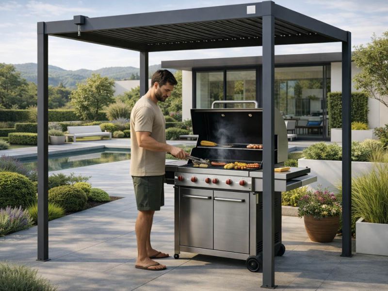 Pergola BBQ 2520