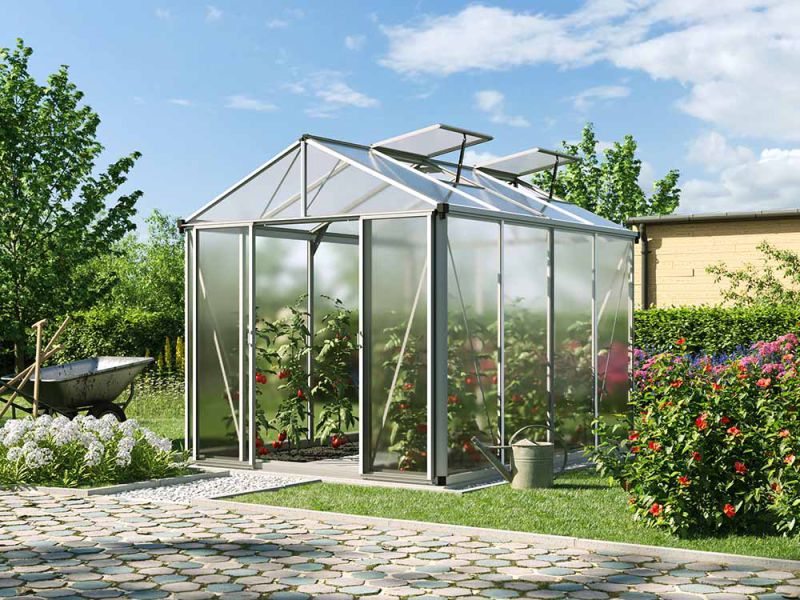 Gewächshaus TITAN 22 - inkl. Aktionsset - Profi 2