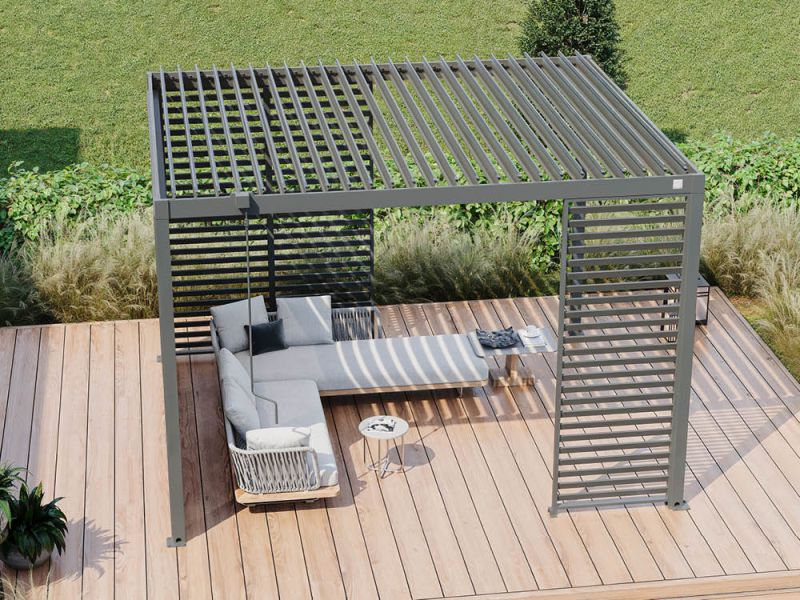 Lamellenwand 250 cm (1 Stk.) – Montage je Wand: 1–3 Stk. (max. 3)