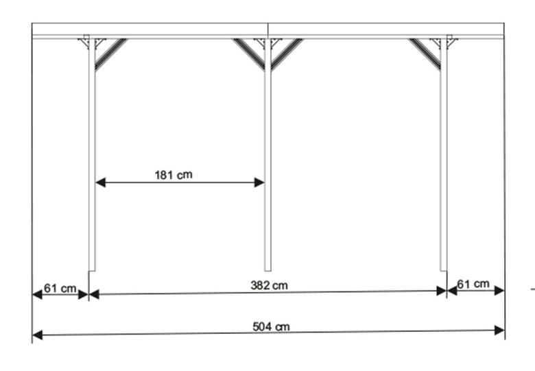 Carport Aluminium JULIA - anthrazit RAL 7016