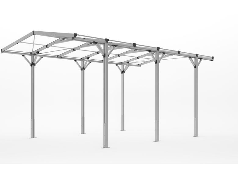 Carport NICO - Aluminium eloxiert 