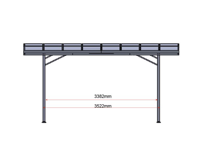 Carport Max - Anthrazit