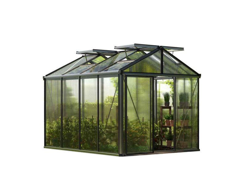 Gewächshaus DIAMAS 22 - Light - ANTHRAZIT, ohne Set