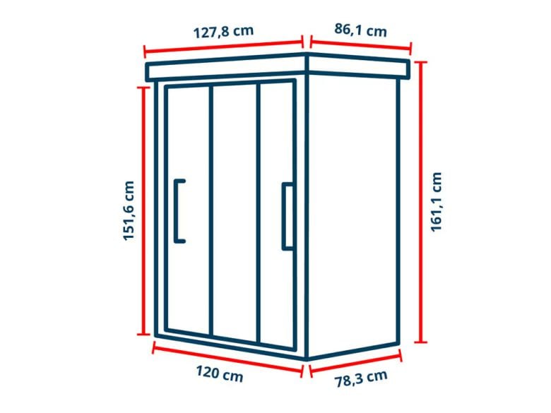 Geräteschrank Leon 1208 L