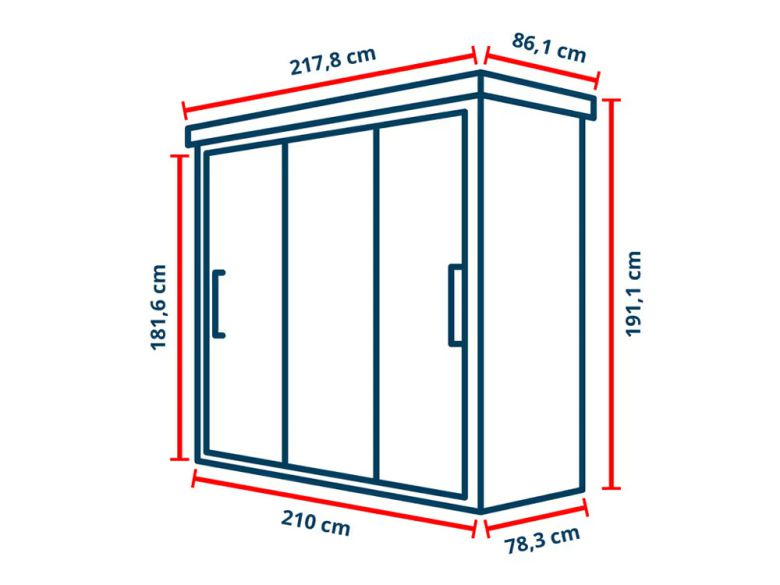 Geräteschrank Leon 2108 XL