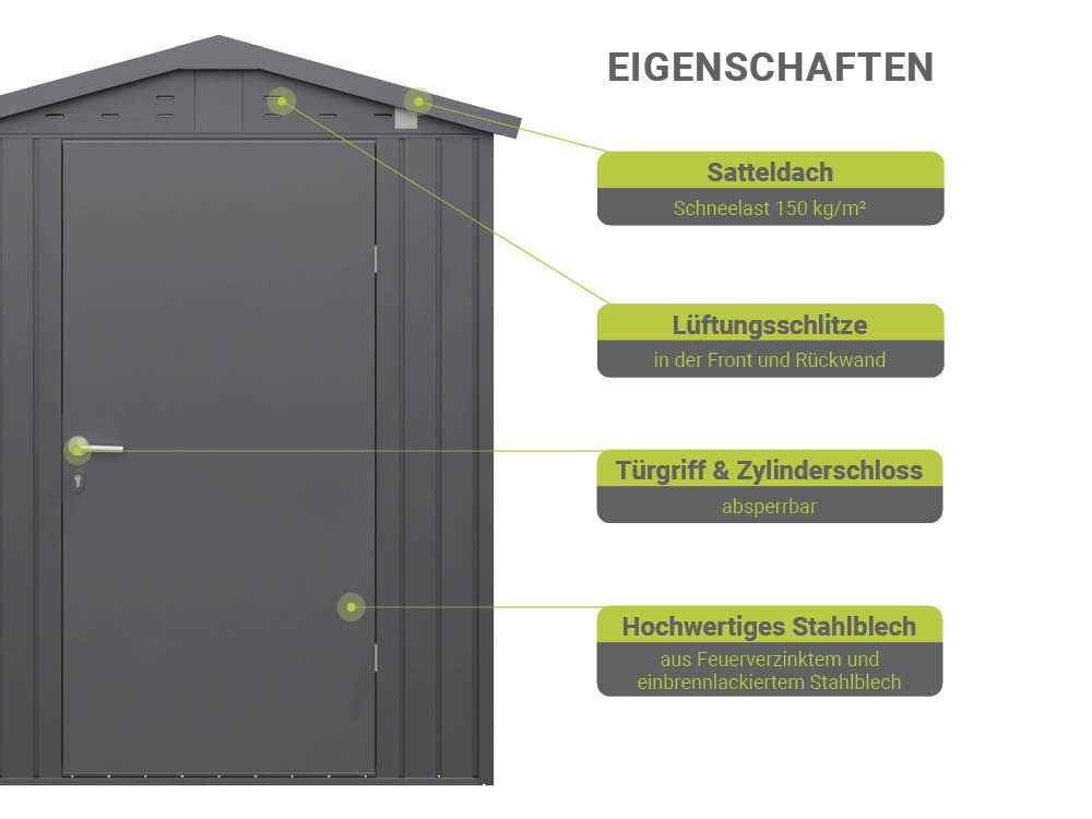 Gerätehaus Mia 2418