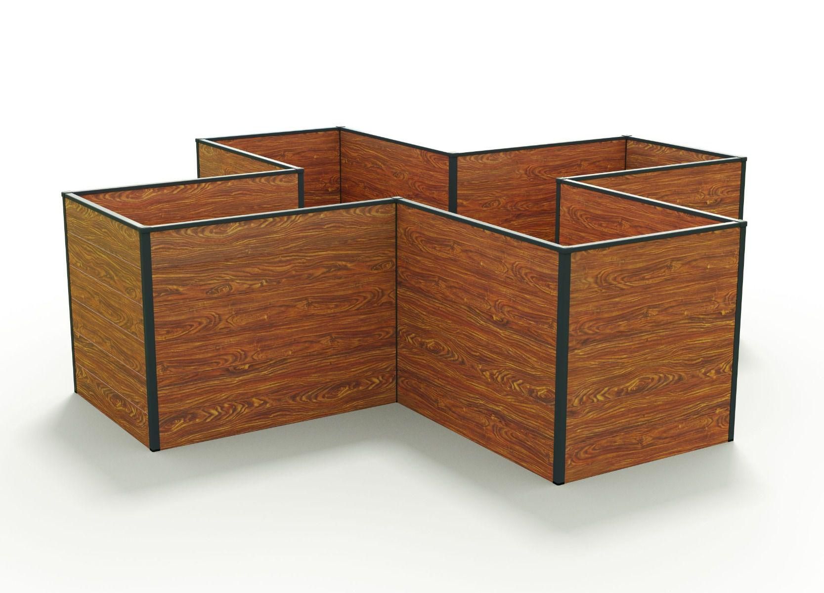 Hochbeet Elisabeth-Holzoptik 225