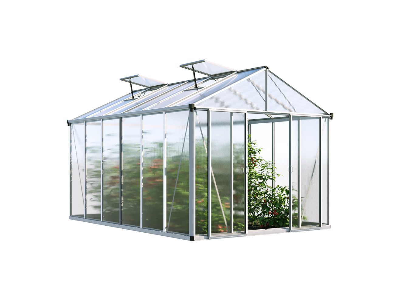 Gewächshaus RUBIN 6 - ohne Setangebot