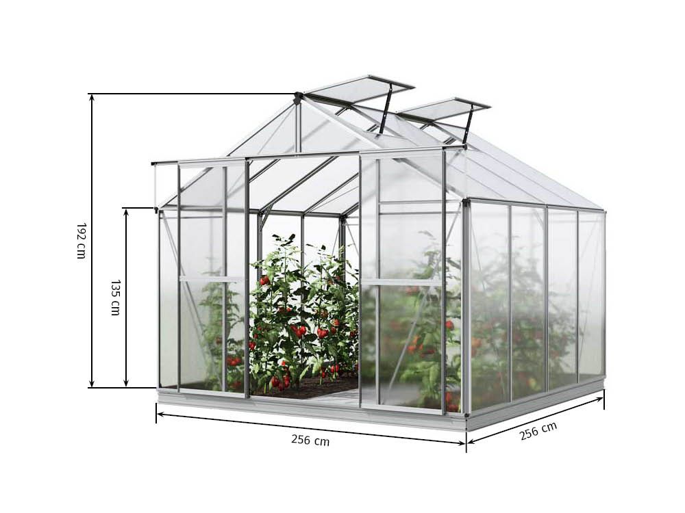 Gewächshaus ORCHIDEE 4-Aktionsset - XL