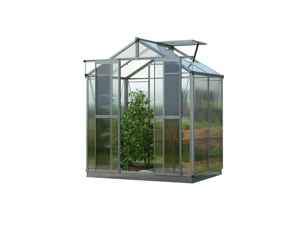 Gewächshaus PICCO 2-inkl. Stegplatten 8 mm-Aktionsset - XL