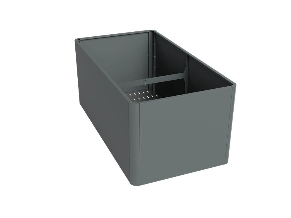 Hochbeet Mario 1910 XL Anthrazit, inkl. Wühlmausgitter