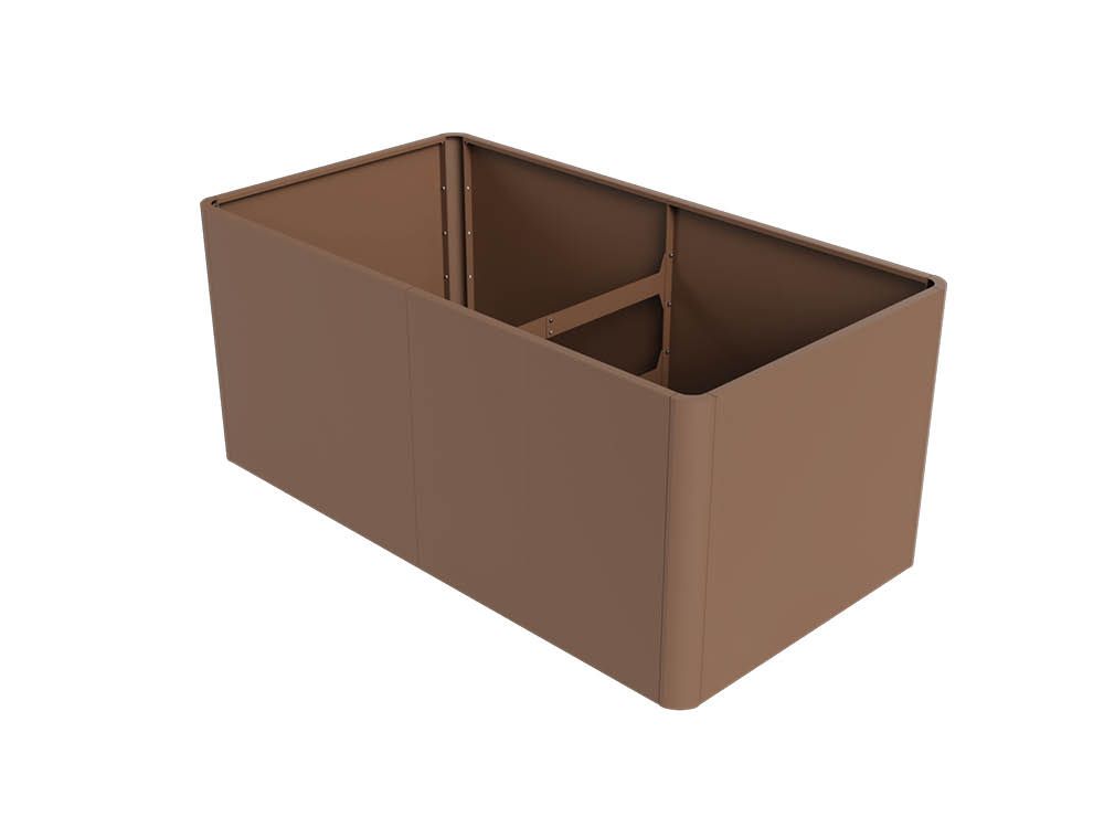 Hochbeet Mario 1910 XL Sepiabraun, inkl. Wühlmausgitter