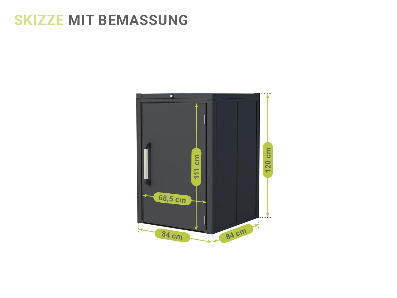 Mülltonnenbox Greta