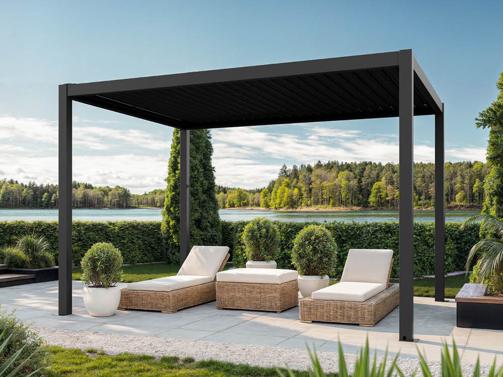 Pergola 350 x 291 cm - Anthrazit