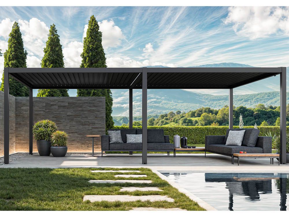 Pergola 691 x 350 cm - Anthrazit