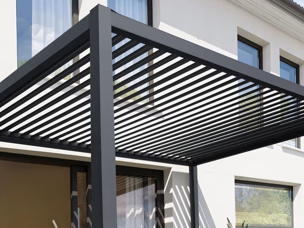 Pergola 350 x 350 cm - Anthrazit