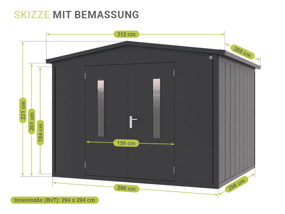 Gerätehaus Hugo 3030
