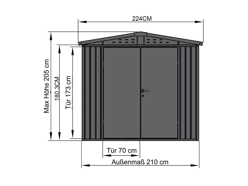 Gerätehaus Mia 2115