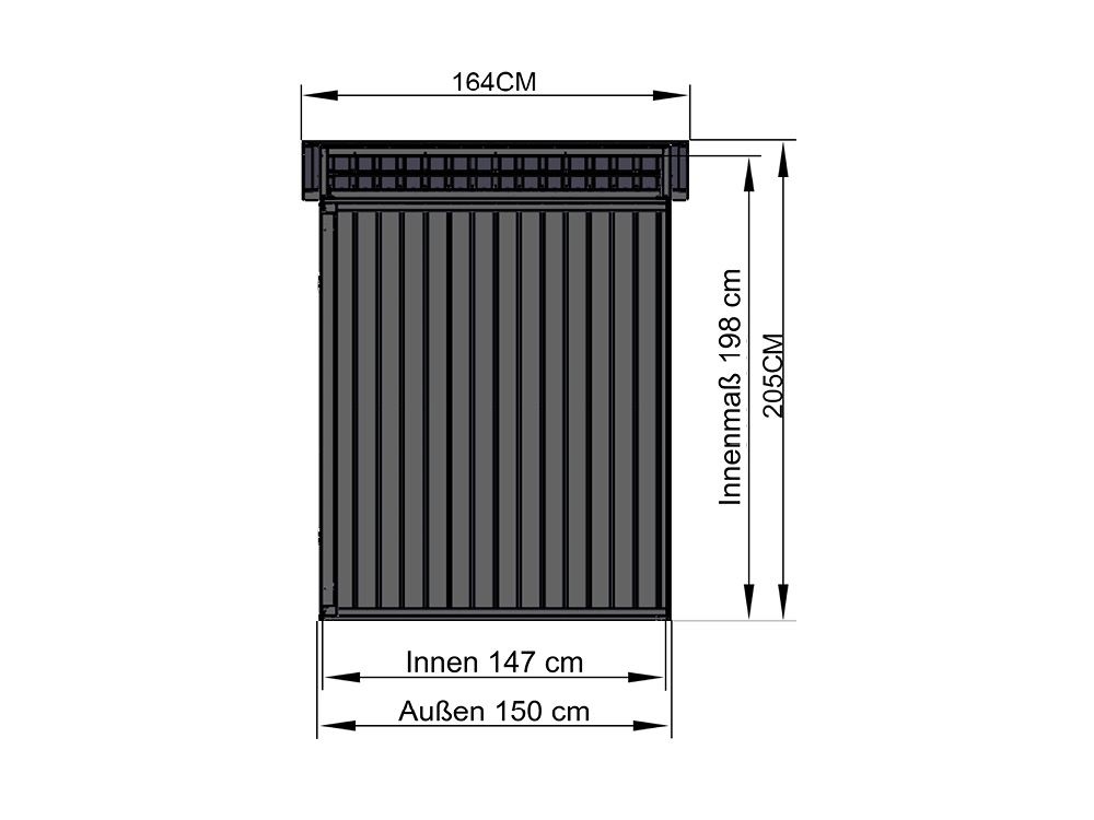 Gerätehaus Mia 2115