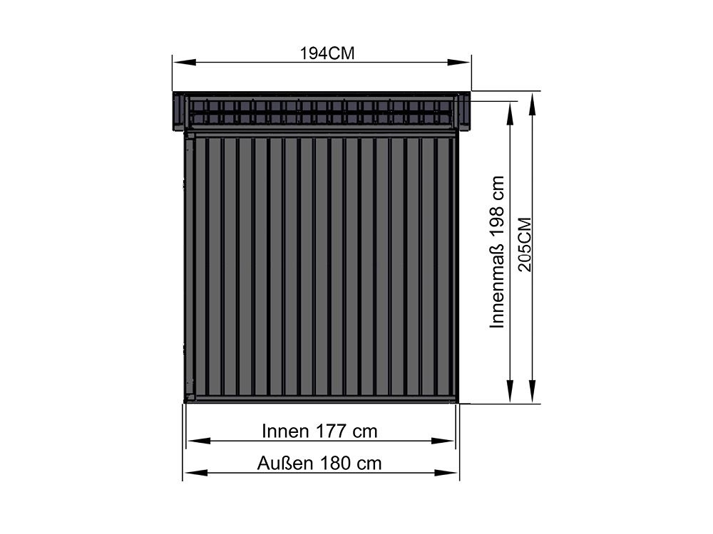 Gerätehaus Mia 2418
