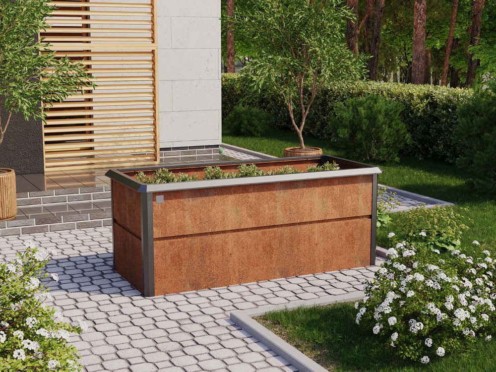 Design Hochbeet NELE L-inkl. Schneckenschutz