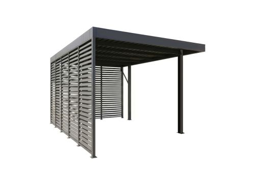 Lamellenwand 100 - für Wand 450 cm