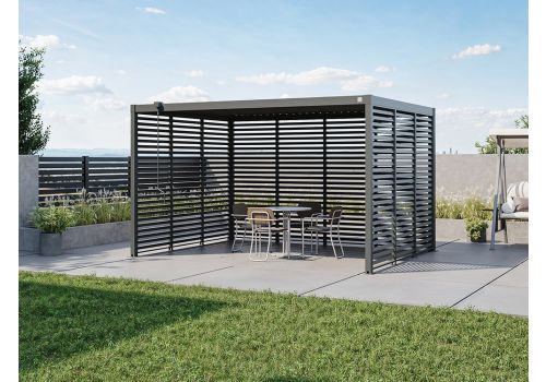 Lamellenwand 400 cm (1 Stk.) – Montage je Wand: 1–4 Stk. (max. 4)