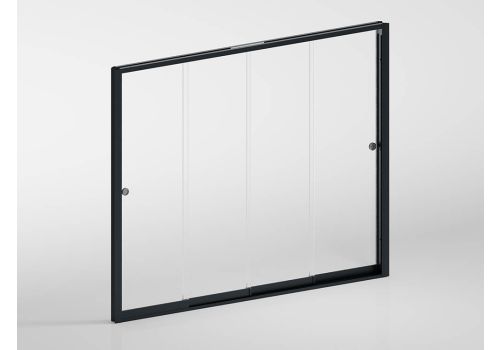 Glasschiebetüren rahmenlos - für Wand 400 cm