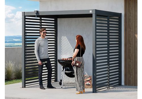 Lamellenwand 94 - für Wand 200 cm