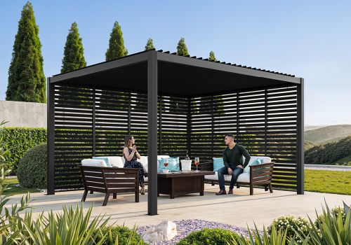 Lamellenwand horizontal 400 cm (1 Stk.) – Montage je Wand: 1–4 Stk. (max. 4)