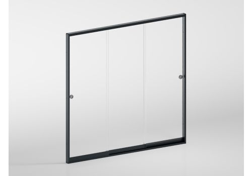 Glasschiebetüren rahmenlos - für Wand 250 cm