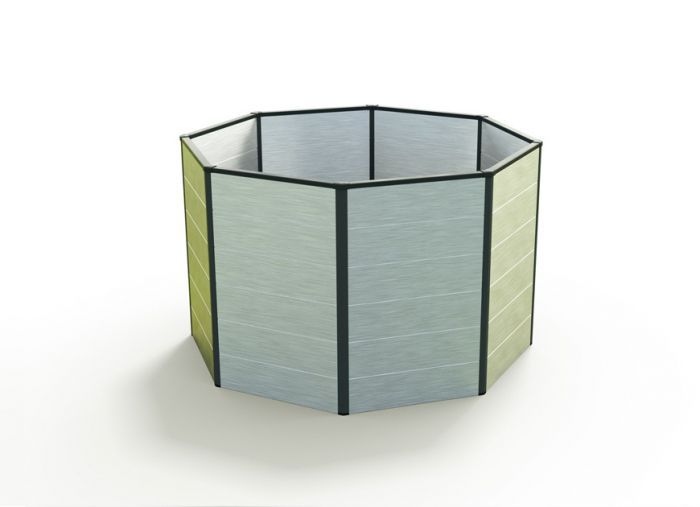 HOCHBEET ANJA 180-Aluminium Natur