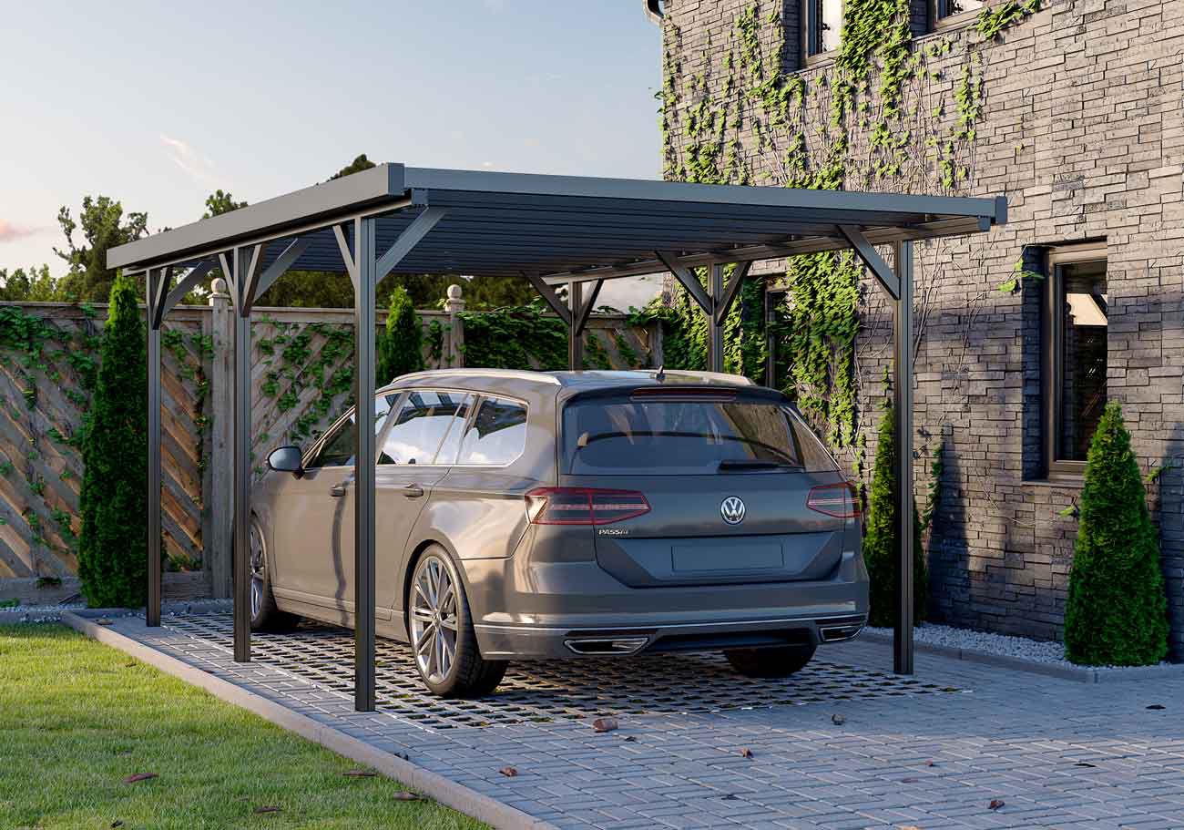 Carport Aluminium JULIA - anthrazit RAL 7016