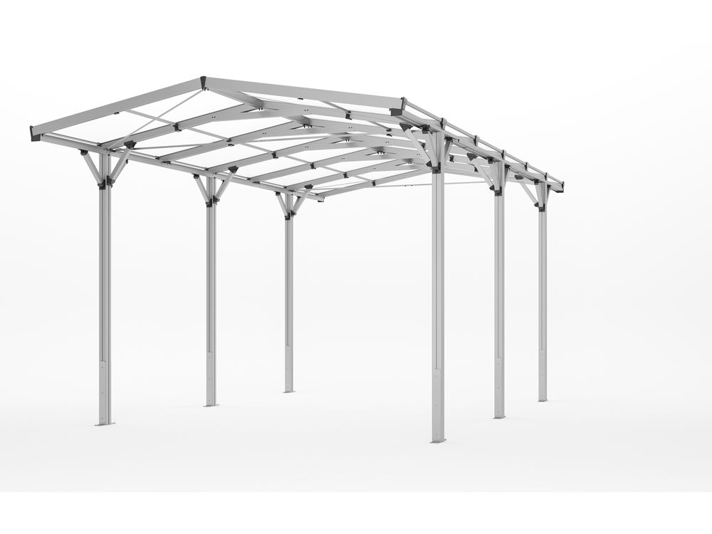 Carport NICO - Aluminium eloxiert 