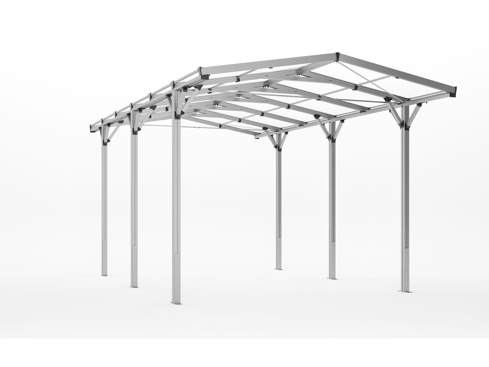 Carport NICO - Aluminium eloxiert 