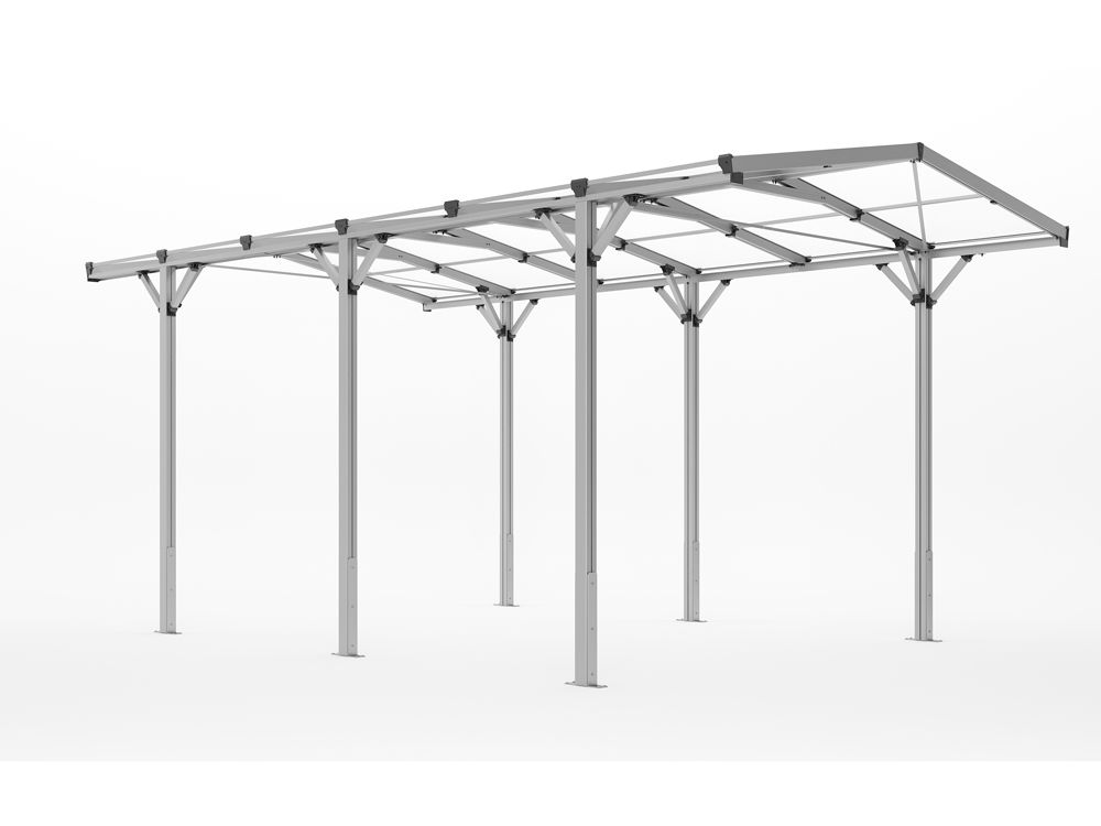 Carport NICO - Aluminium eloxiert 